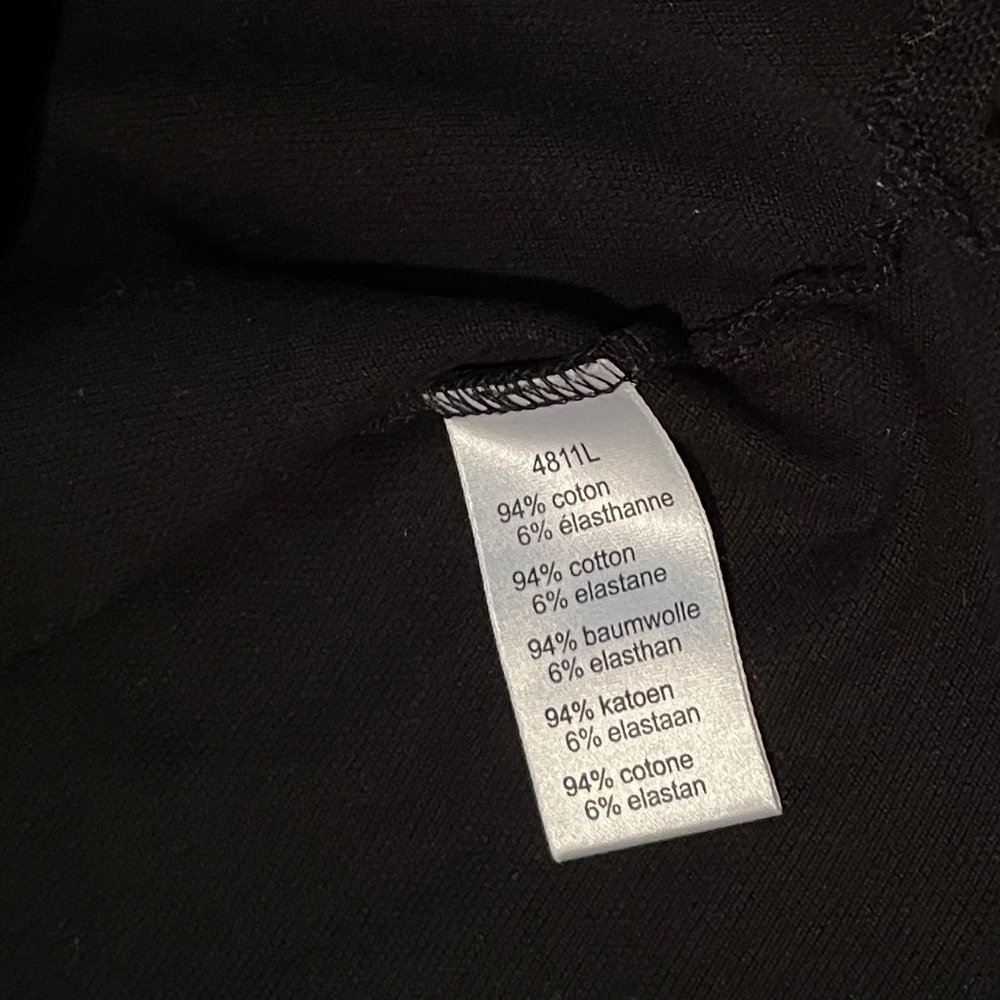Lacoste Women’s Stretch Polo - Black - Size 38 - Picture 6 of 7